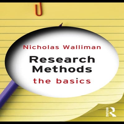 Research methods nicholas walliman