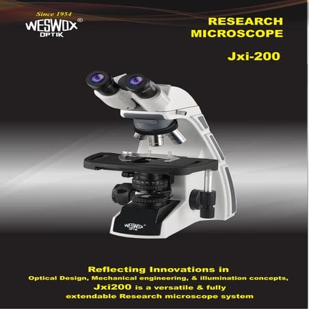 Research microscope jxi 200