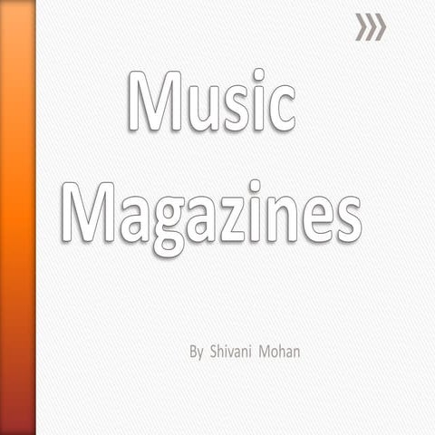 Research music magazine