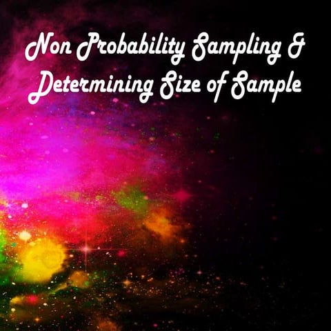 probability sampling