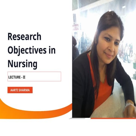 Research_Objectives_Nursing for nursing students