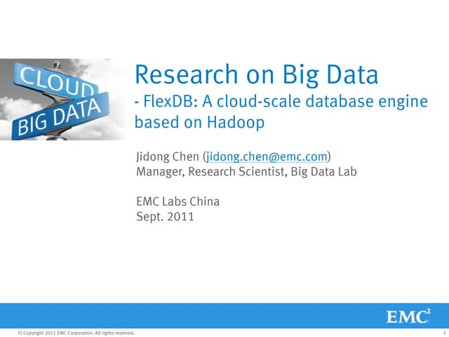 Research on big data