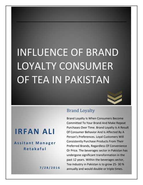 Dissertation proposal brand loyalty
