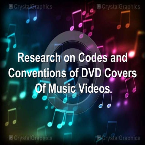 Research on dvd covers of music videos