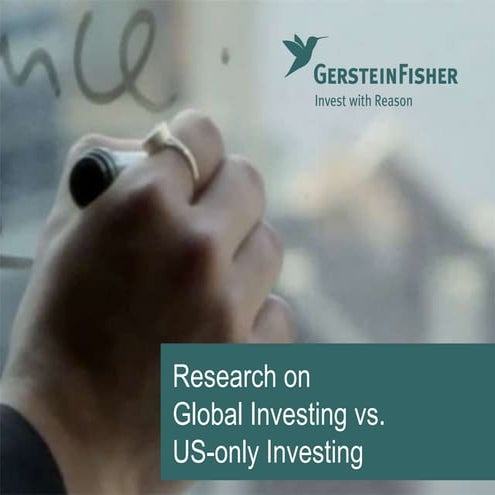 Research on Global Investing vs. US-only Investing