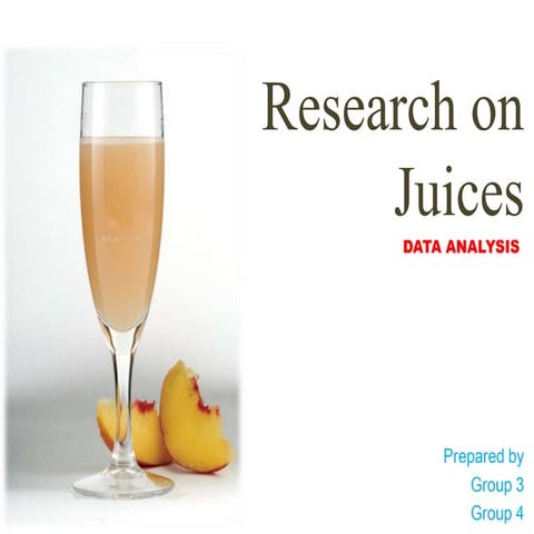 Market Research on Fruit Juice Segment in Kolkata