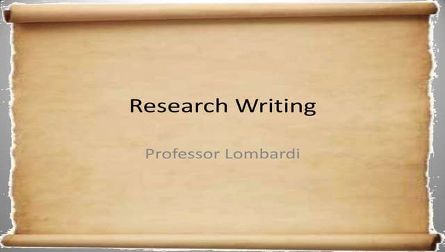 How to write a lot by Paul Silvia | PPT
