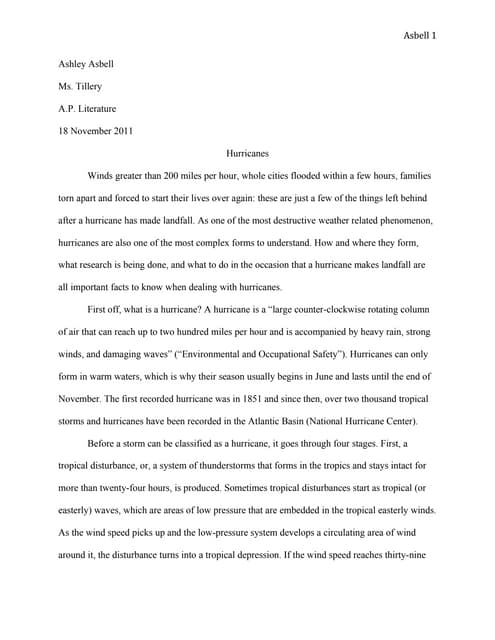 Ashley A. Research Paper