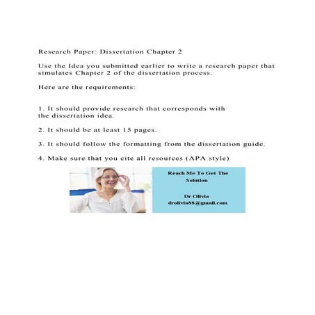 Research Paper Dissertation Chapter 2Use the Idea you submi.docx