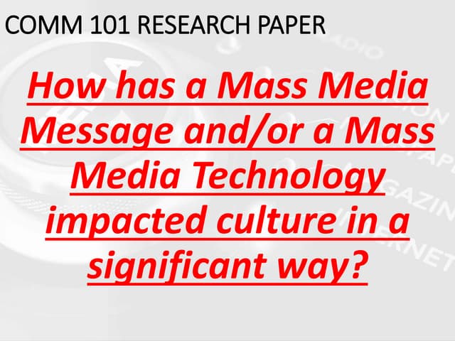 COMM 101 Research paper info-LUTHER