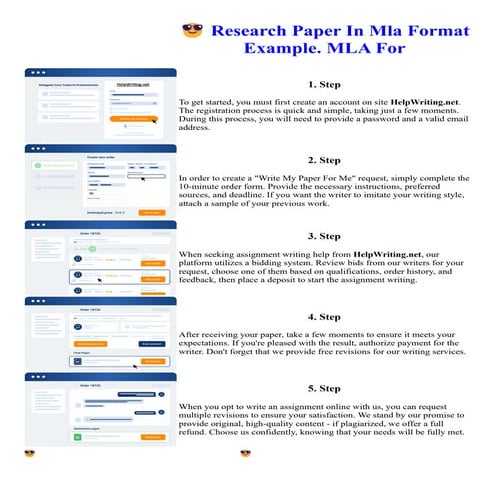 Research Paper In Mla Format Example. MLA For
