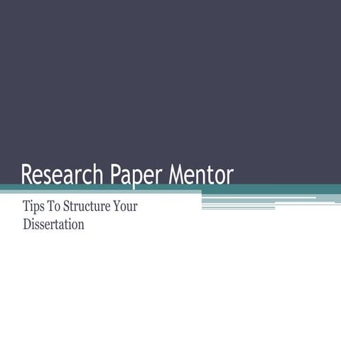 Research paper mentor (presentation 2)