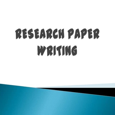 Research Paper Writing | PPT