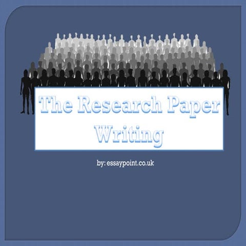 Research paper writing