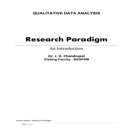 Research Paradigm - An Introduction Lecture Notes.pdf
