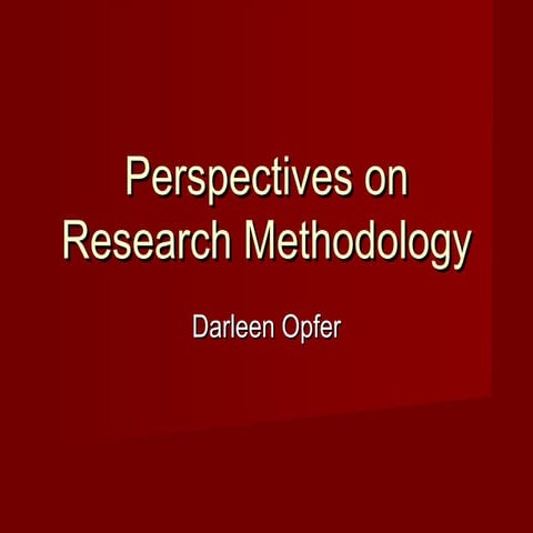 Research perspective overview_slides_2008-2009