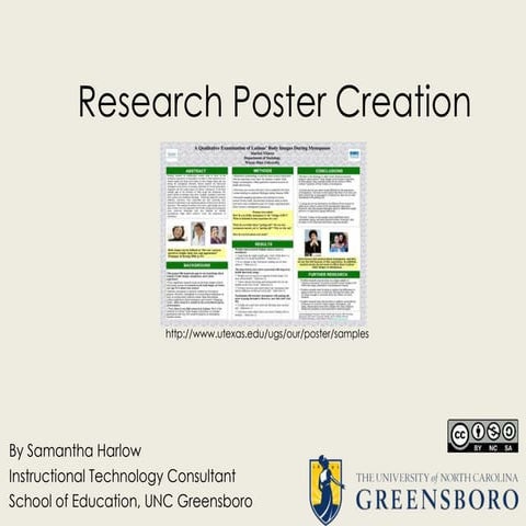 preparing scientific poster | PPTX
