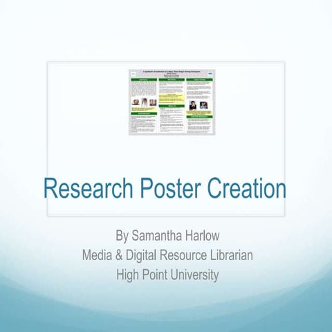 Research Poster Creation