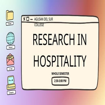 Research in hospitality industry 2025 nnn