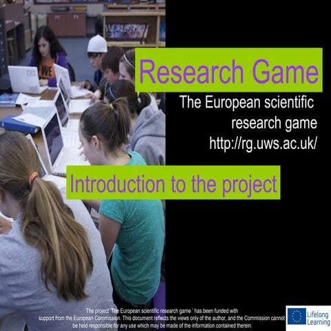 European ‘Research Game’