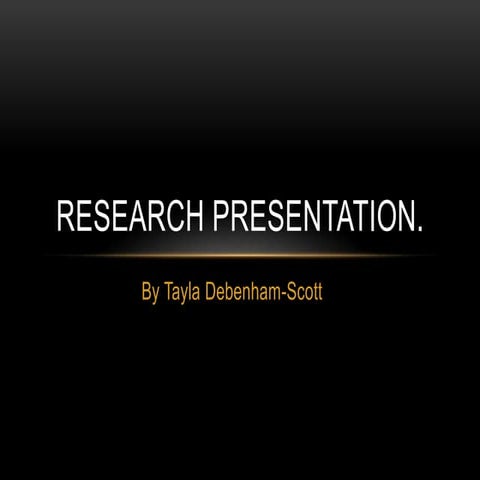 Research Presentation