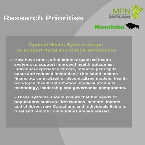 MPN Research Priorities