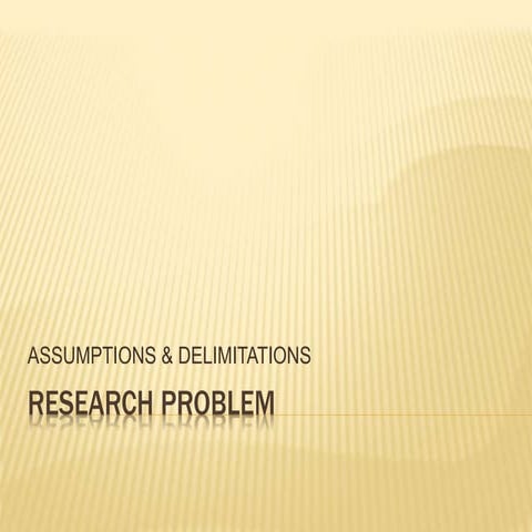Research problem
