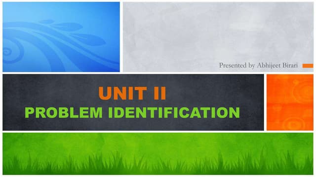 Research problem identification