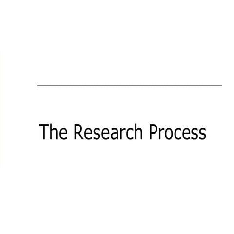 Research Process