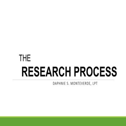 Research process