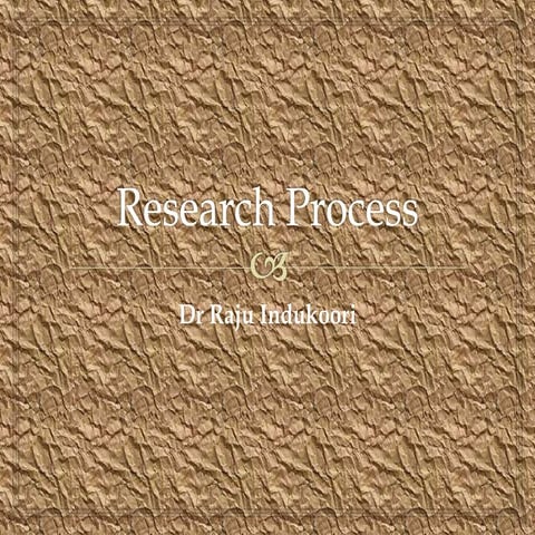 Research process
