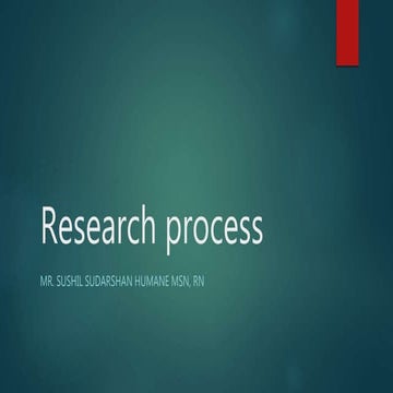 Research process