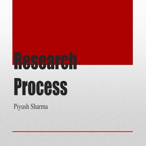 Research process