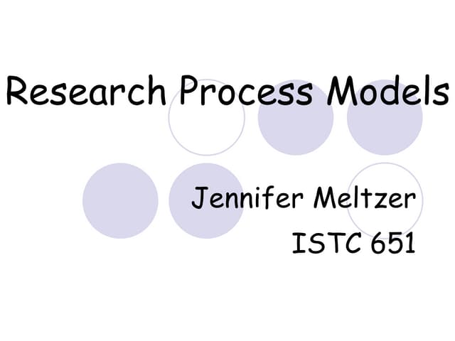 Research process models