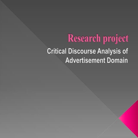  critical discourse analysis