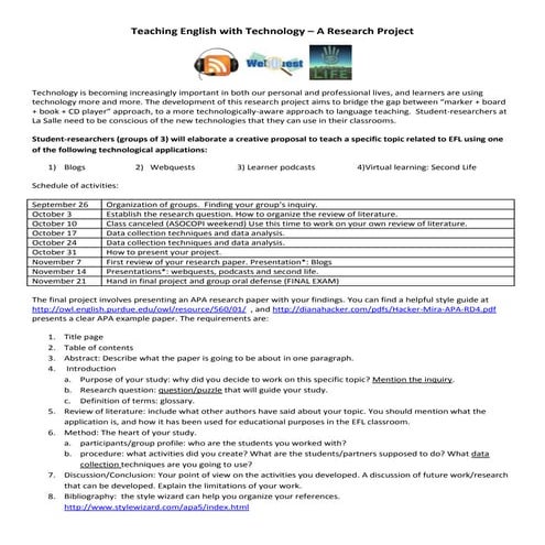 Research Project 2009  Ii