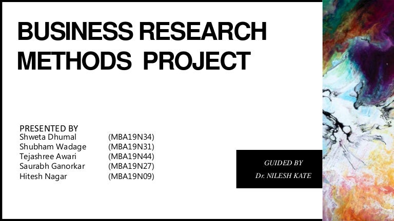 Online research project picture