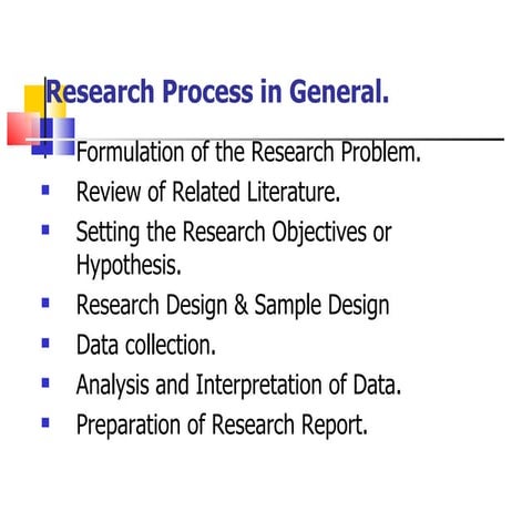 Research project guidelines
