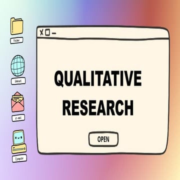 Comprehensive Guide to Qualitative Research Methods and Applications | PPTX