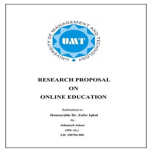 Research proposal