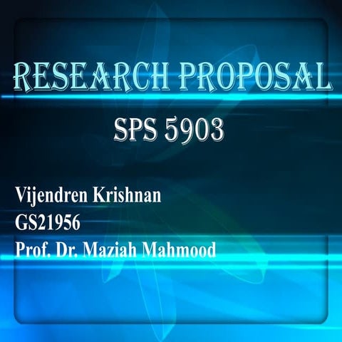 Research proposal