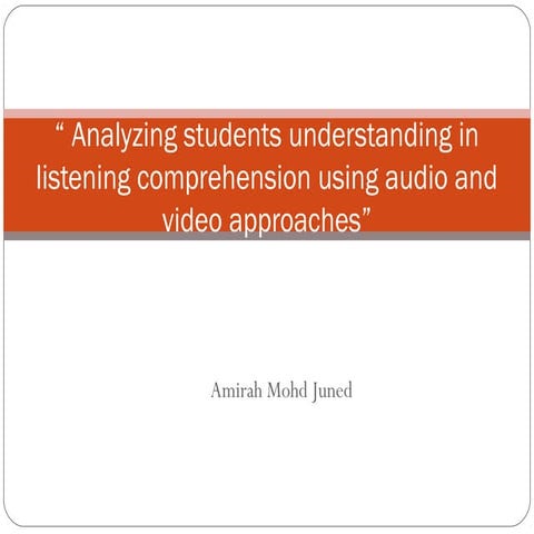 Research Proposal Presentation 1