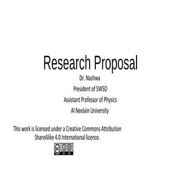 Research proposal writing