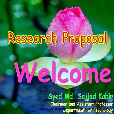 Research proposal