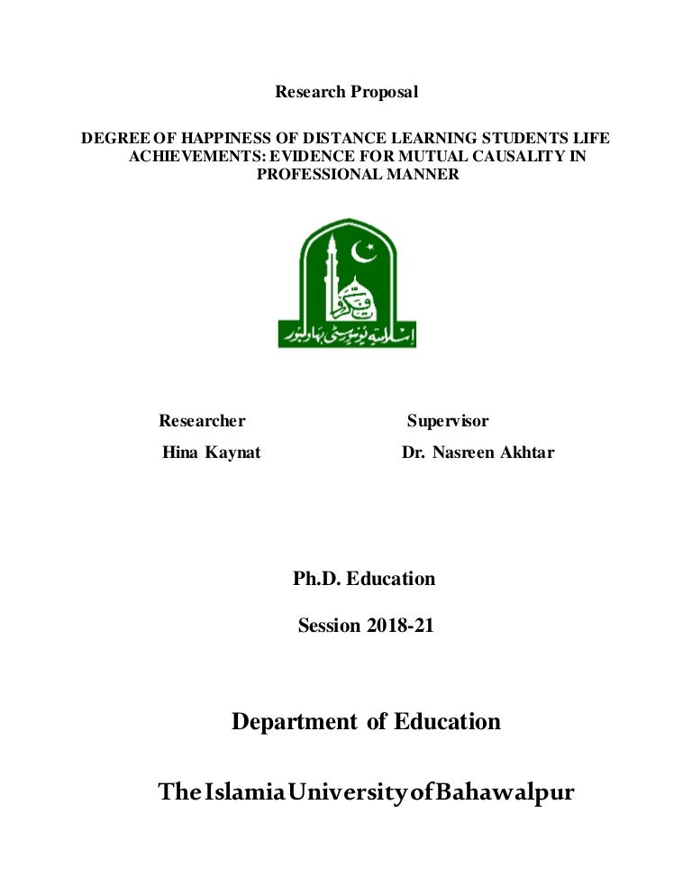 Distributed database research proposal