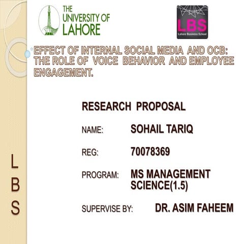 Research proposal