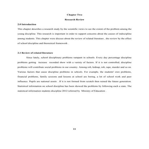 Research proposal chapter 2