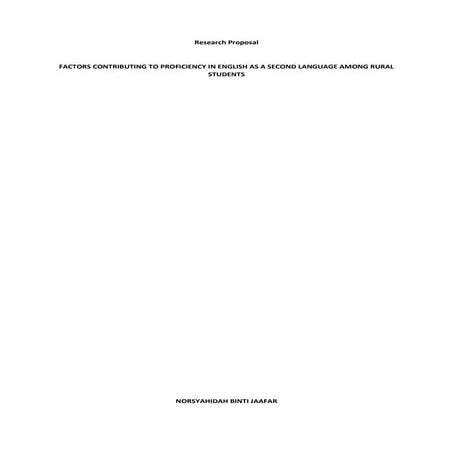 Research proposal (revised)