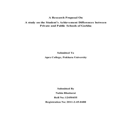 Research proposal upload