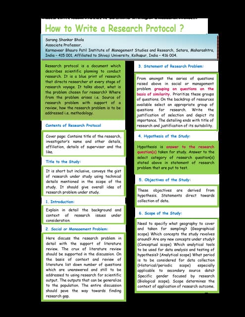How to write chapter three of your research project | PDF